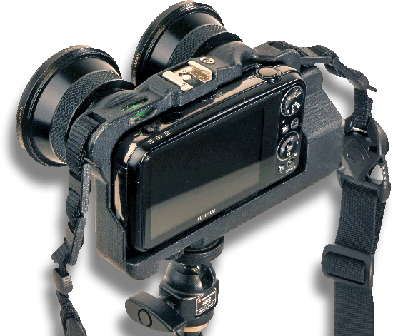 W3 3D camera w Cyclopital adapter