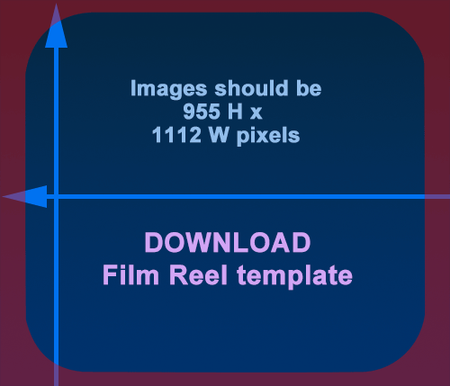 Film reel template